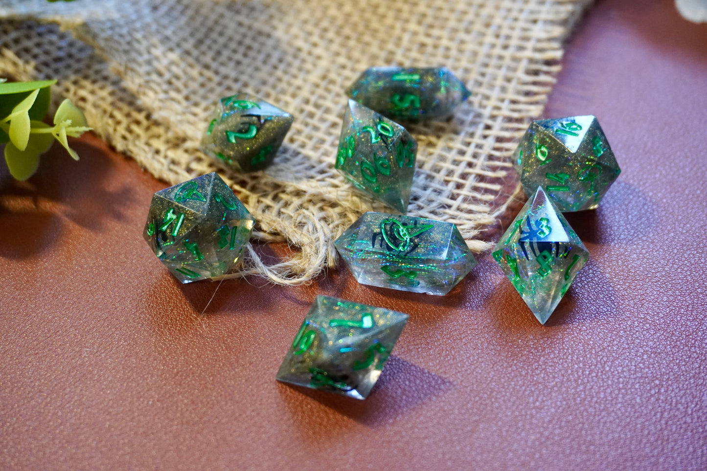 Spider green glow