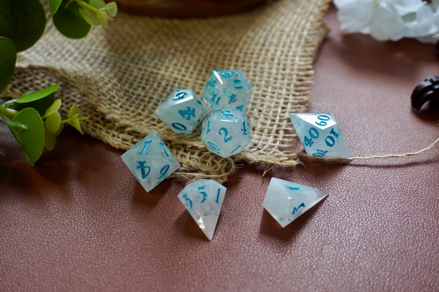Ice maiden dice set
