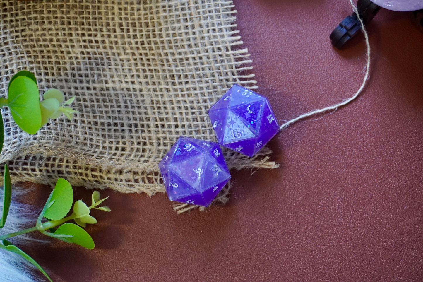 Purple starry knight D20 chunk