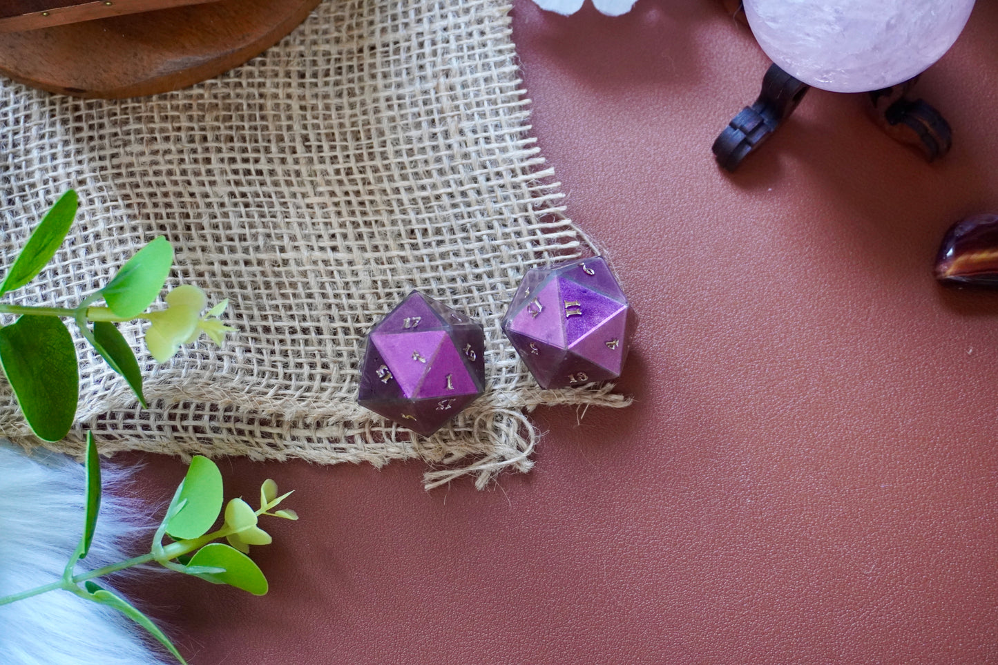 Pink kameleon D20 chunk