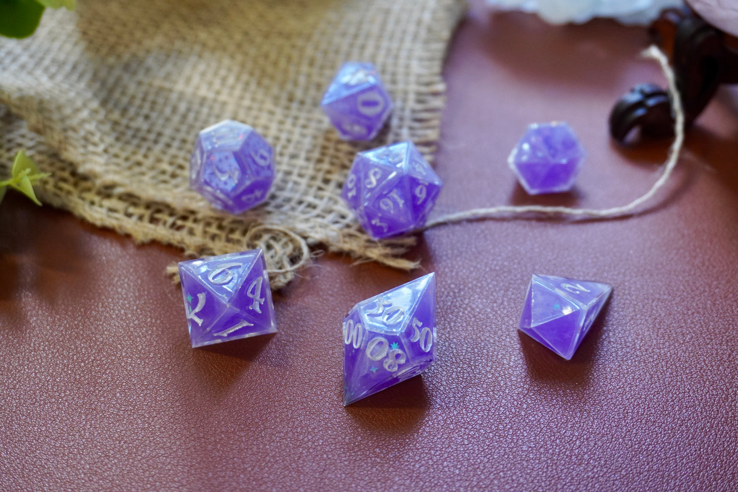 Purple starry night