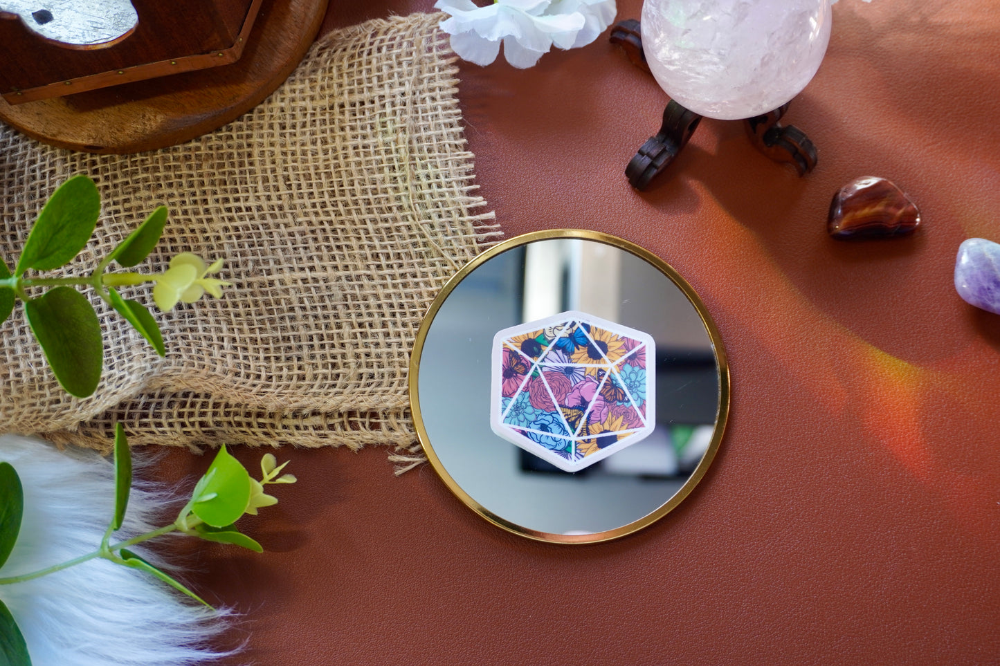 Geometric sticker