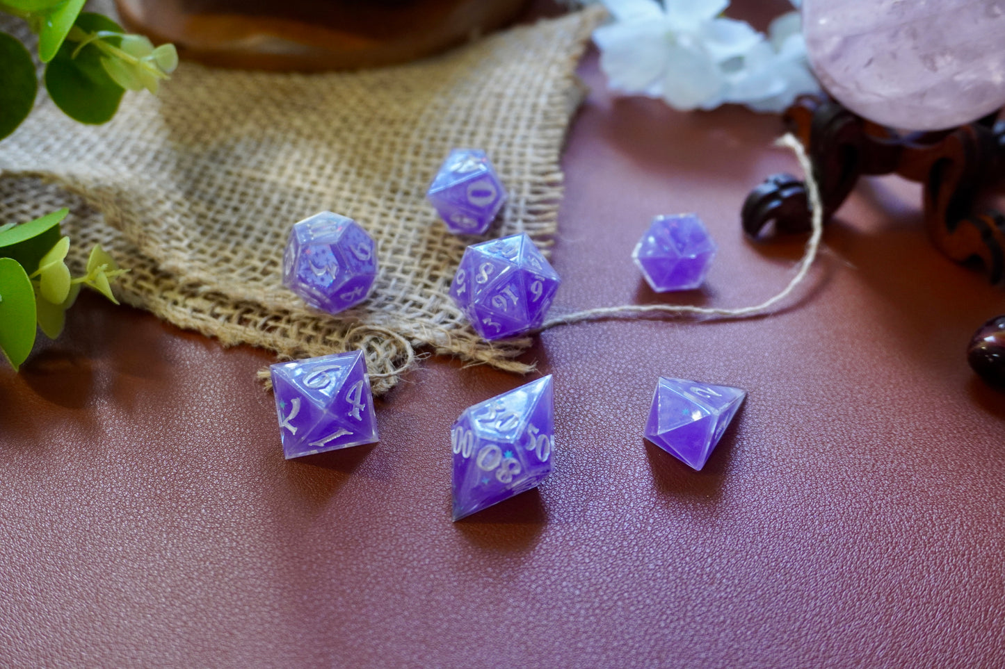 Purple starry night