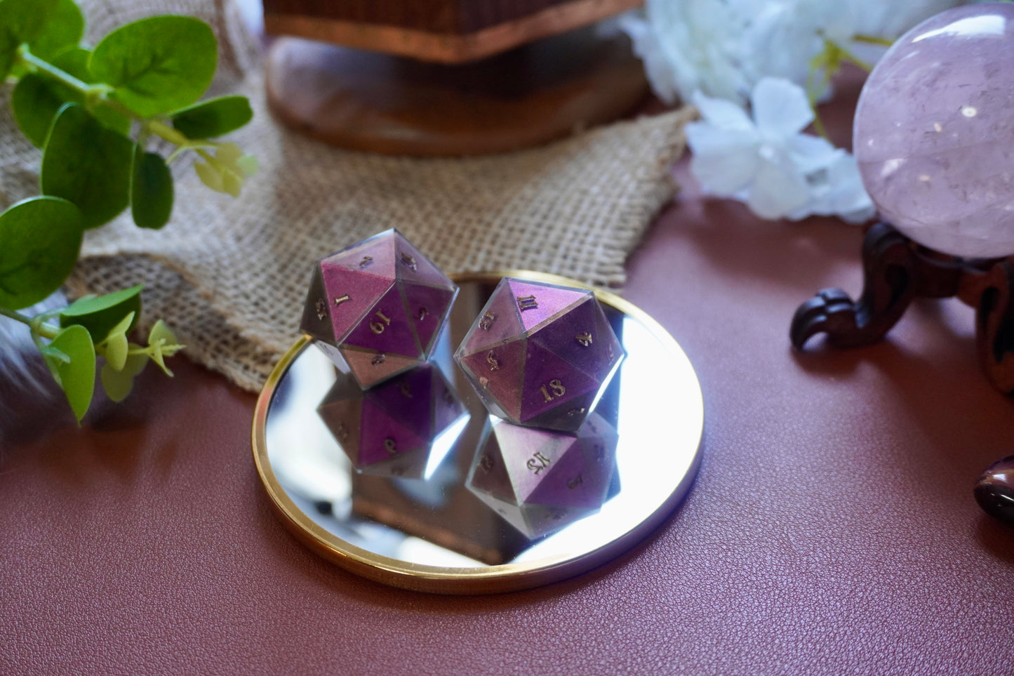 Pink kameleon D20 chunk