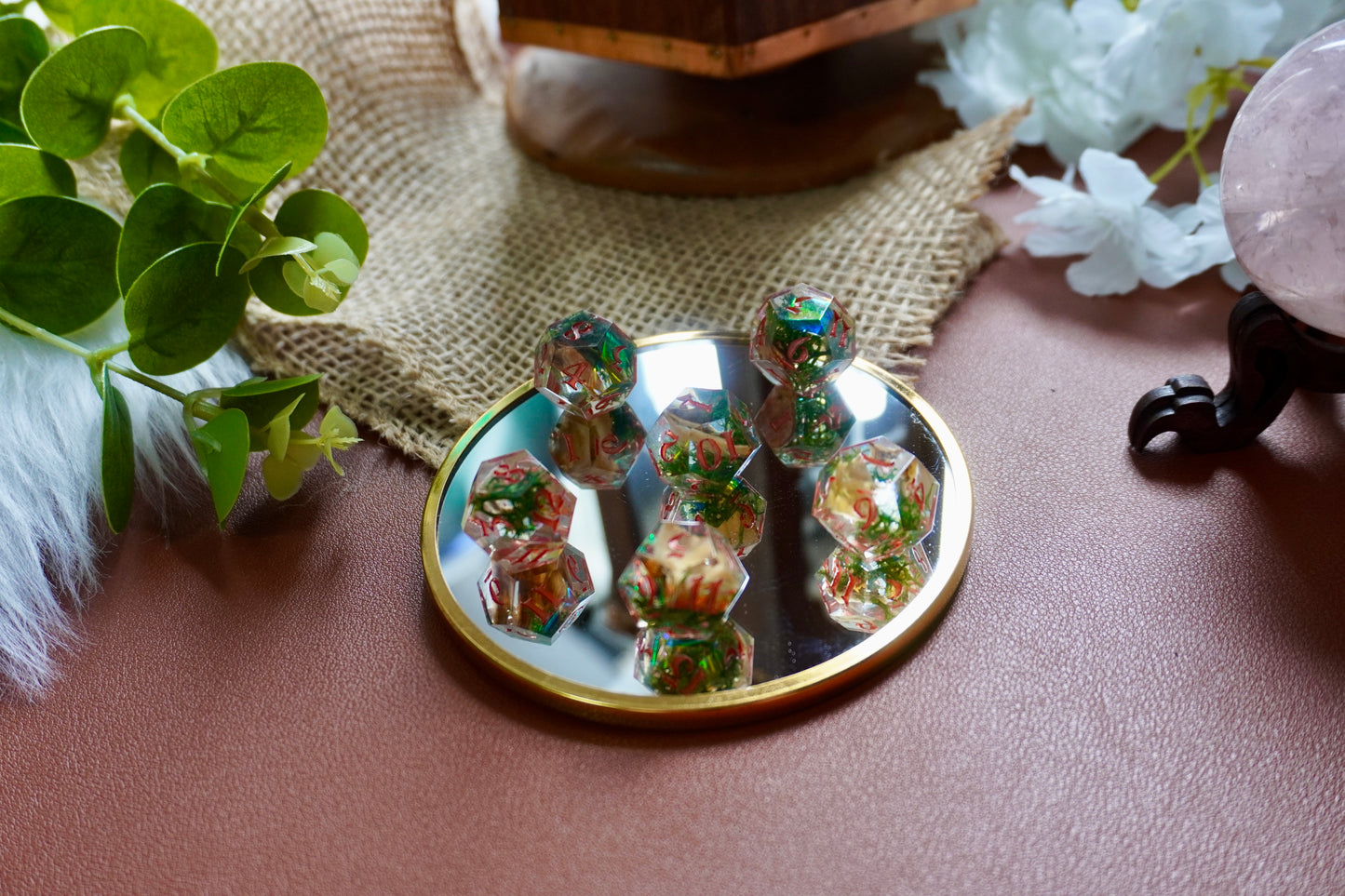Fairy circle D12 dice set