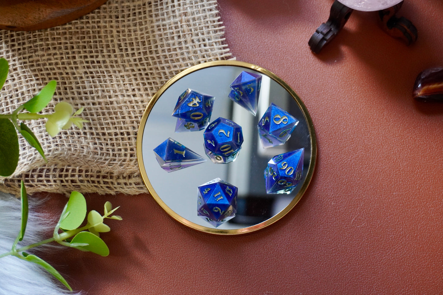 Bleu kameleon dice set