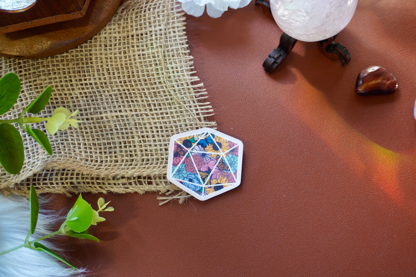 Geometric sticker