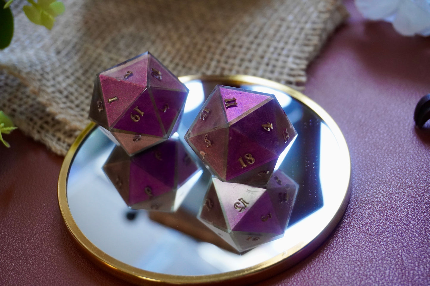 Pink kameleon D20 chunk