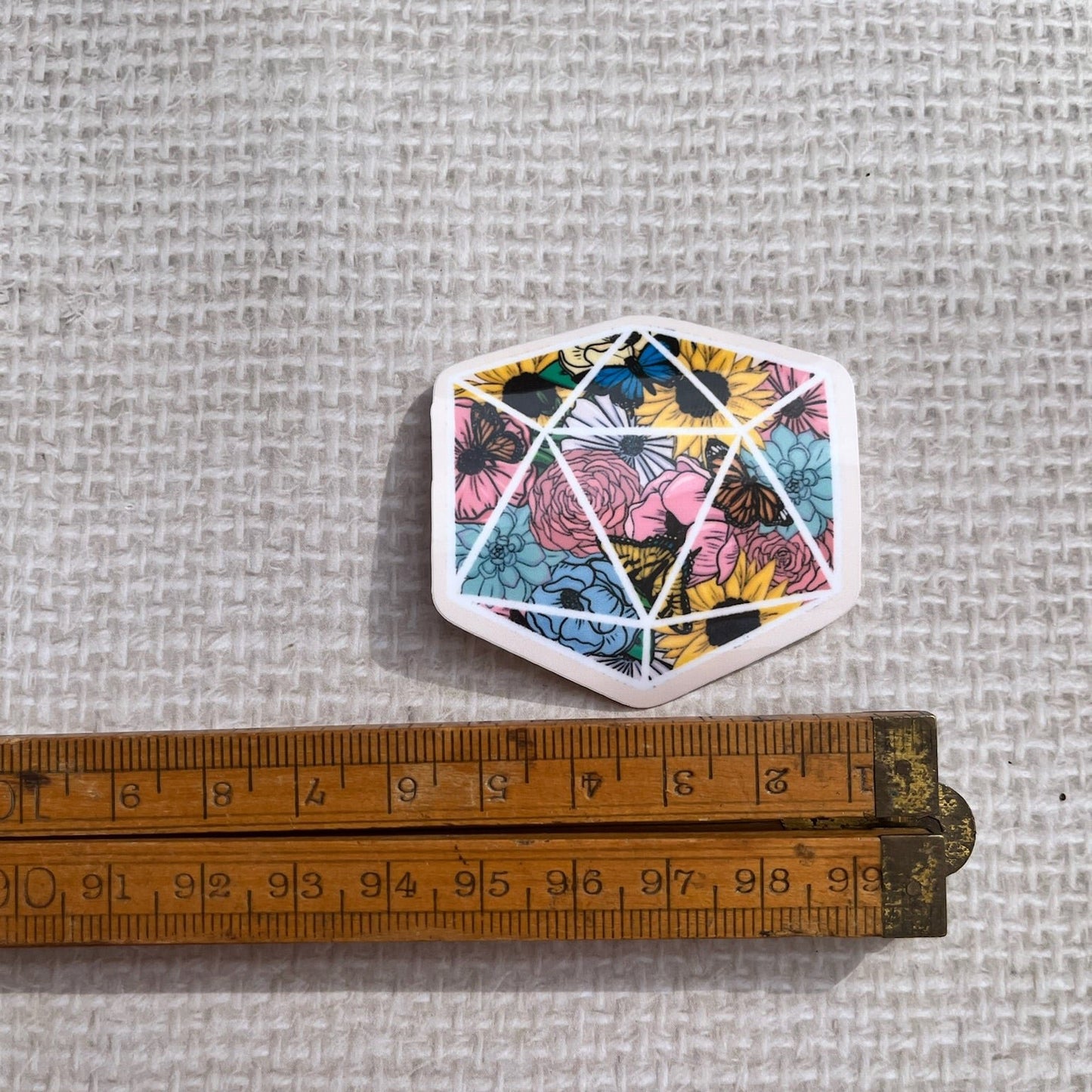 Geometric sticker